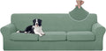 U-NICE HOME 4 Pieces Oversized Stretch Couch Cover Sofa Cover Washable Slipcover by U-NICEHOME