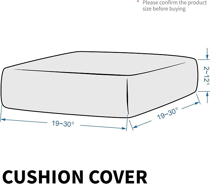MAXIJIN Velvet Stretch Cushion Cover Fitted Couch Cushion Slipcovers 1 Pack Arm - Image 6