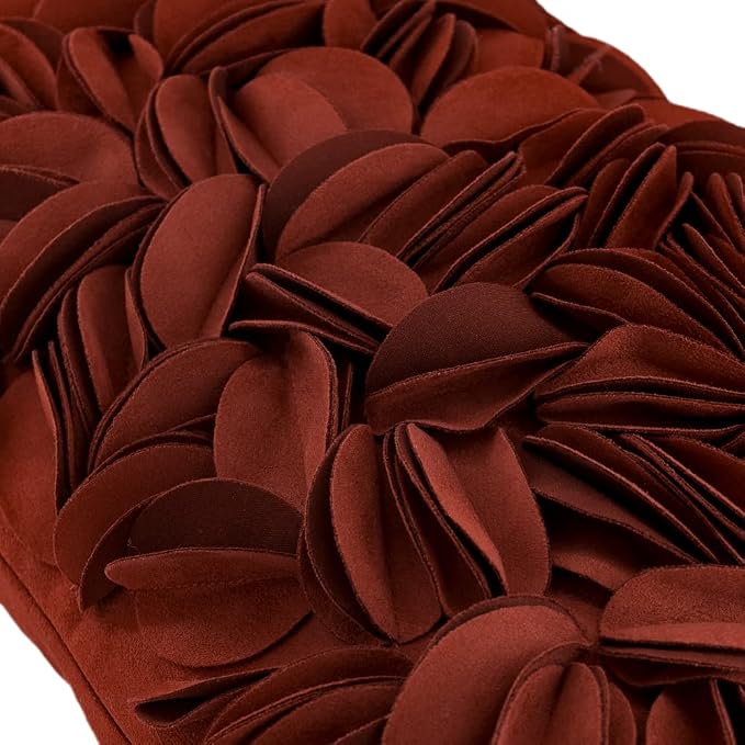 KINGROSE Handmade 3D Flower Soft Home Decorative Throw Pillow Case Rectangle - Image 3