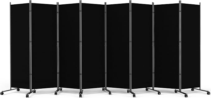SUNALLY Room Divider 6FT Folding Privacy Screens - Image 8