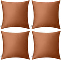 Thmyo 4-Pack 100% Cotton Comfortable Solid Decorative Throw Pillow Case by Thmyo