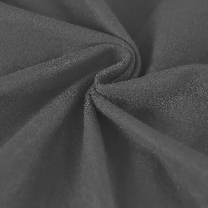 Easy-Going Oversized 3 Pieces Stretch Fleece Soft Loveseat Couch Cover - Image 5