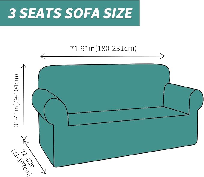 YEMYHOM Couch Cover Latest Jacquard Design High Stretch Sofa Covers - Image 6