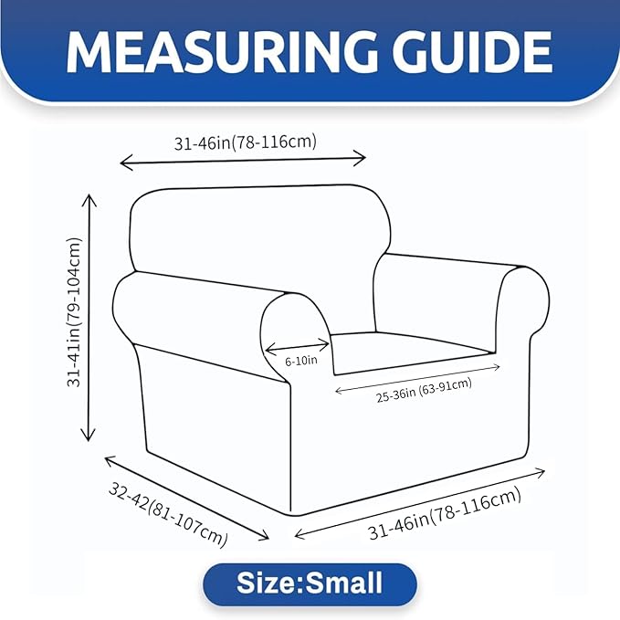 YEMYHOM Couch Cover Latest Jacquard Design High Stretch Sofa Chair Covers - Image 6