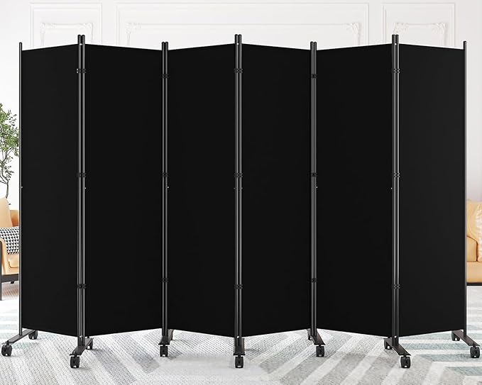 SUNALLY Room Divider 6FT Folding Privacy Screens by SUNALLY