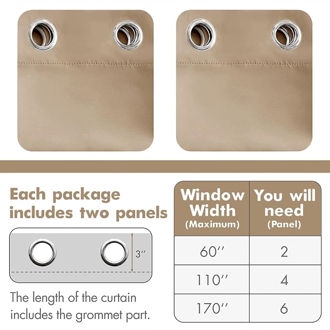 MIULEE Blackout Curtains 98 Inches Long - Image 6