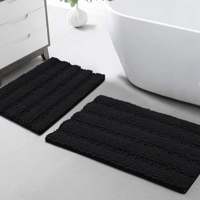 Turquoize Chenille Bathroom Rugs Set by Turquoize