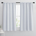 RYB HOME 54 inch Curtains for Living Room, Rod Pocket Thermal Insulated Small by RYBHOME
