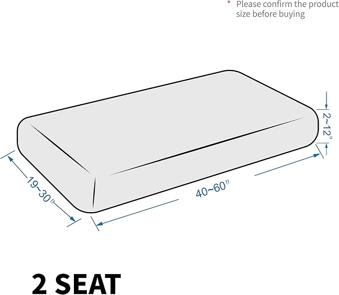 MAXIJIN Velvet Stretch Couch Cushion Covers Soft Loveseat Cushion Cover - Image 5
