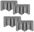 NICETOWN 4 Panles Blackout Curtain Valances by NICETOWN