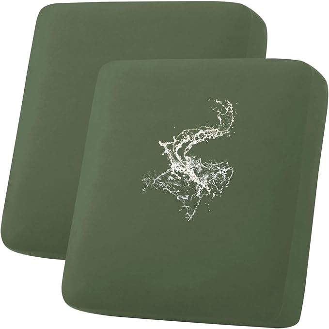 hyha Waterproof Couch Cushion Covers, Stretch Sofa Couch Seat Slipcover by hyha