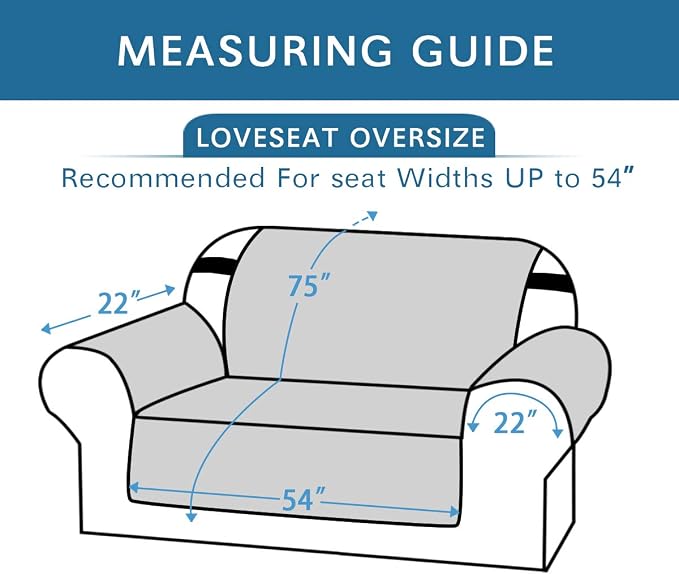H.VERSAILTEX Water Repellent Loveseat Cover Loveseat Slipcover - Image 2