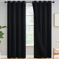 Blackout Curtains 90 inch Length, Thermal Insulated & Energy Efficiency Window by Yakamok