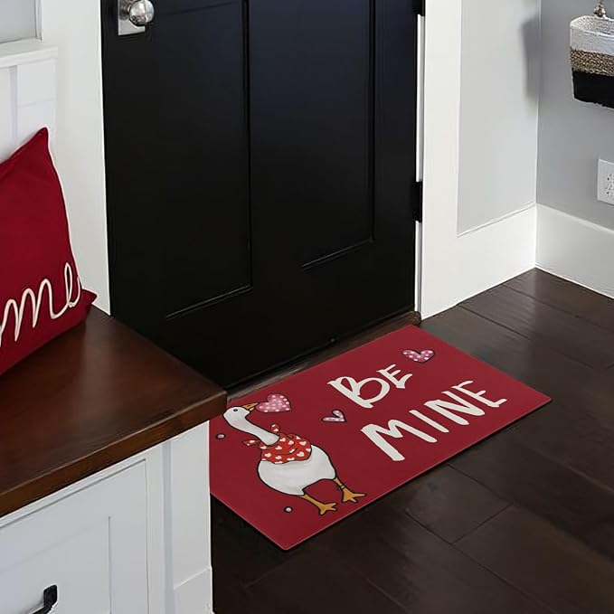 Valentines Day Door Mat, Entryway Front Porch Valentine's Day Welcome Mat - Image 4