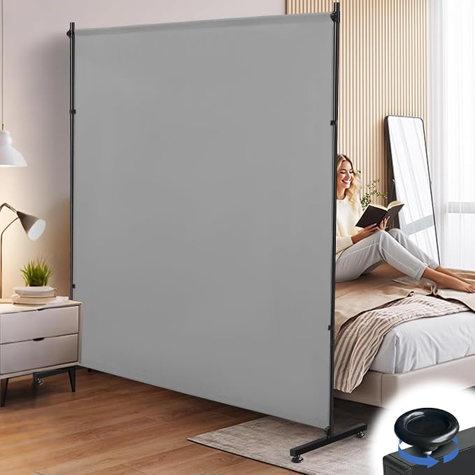 Room Divider, 73x75inch Large Privacy Screen by Unknown