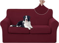 U-NICE HOME 3 Pieces Stretch Loveseat Couch Cover Sofa Cover Washable Sofa by U-NICEHOME
