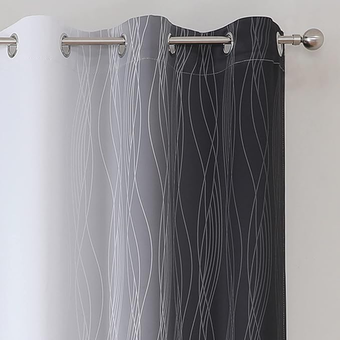 Estelar Textiler Full Room Darkening Blackout Curtains 72 Inch Length 2 Panels - Image 4