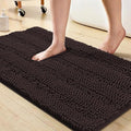 Turquoize Chenille Bath Rugs Non Slip Shaggy Extra Soft and Absorbent Area Rug by Turquoize