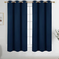 Diraysid Navy Blue Grommet Blackout Curtains by Diraysid%2C+refresh+your+life
