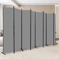 Room Divider and Folding Privacy Screens 8 Panel, 14.67 Ft Wide Partition Room by HOMSCREENER