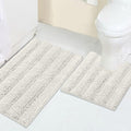 Turquoize Chenille Bathroom Rugs Set Non-Slip Bath Mats by Turquoize