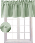 Hiasan Valance Curtains for Kitchen Blackout Thermal Insulated Solid Window by Hiasan