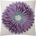 OiseauVoler Decorative Throw Pillow Cover Sunflowers Cushion Case Handmade by OiseauVoler