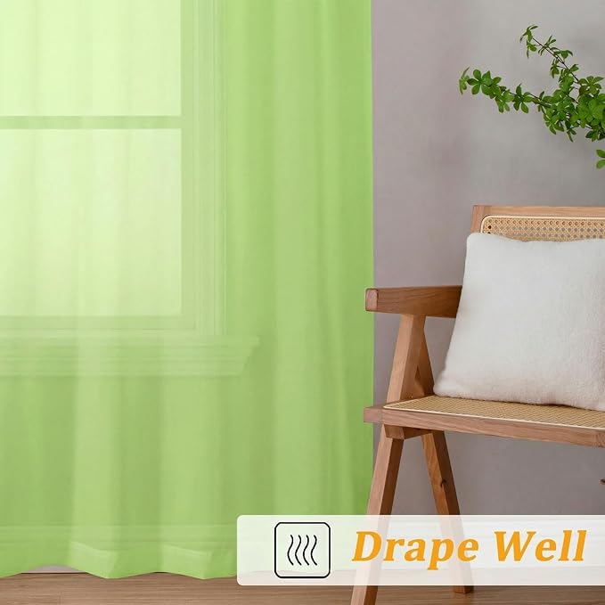 Gwine Sheer Curtains 96 Inches Long - Image 6