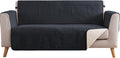 Blue Loveseat Covers for 2 Cushion Couch, Water-Repellent Slip Covers for Sofa by Pamhaven