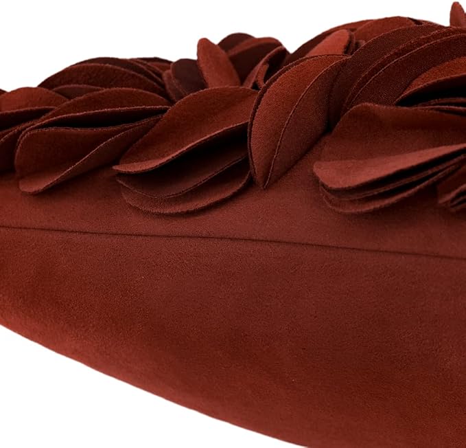 KINGROSE Handmade 3D Flower Soft Home Decorative Throw Pillow Case Rectangle - Image 4