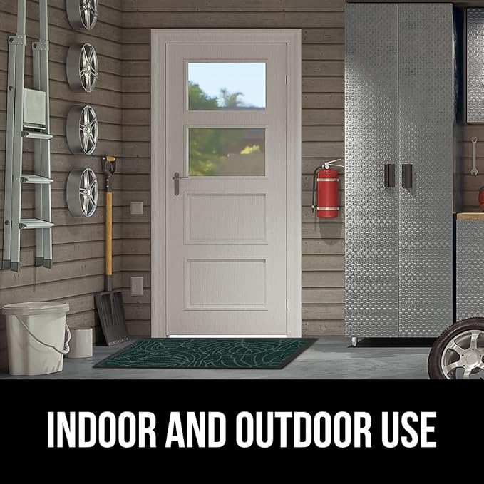 GORILLA GRIP 100% Waterproof All-Season WeatherMAX Doormat 35x23, US Designed - Image 9