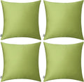 Thmyo 4-Pack 100% Cotton Comfortable Solid Decorative Throw Pillow Case by Thmyo