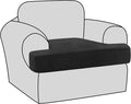 H.VERSAILTEX Stretch Velvet T Cushion Chair Covers by HVERSAILTEX
