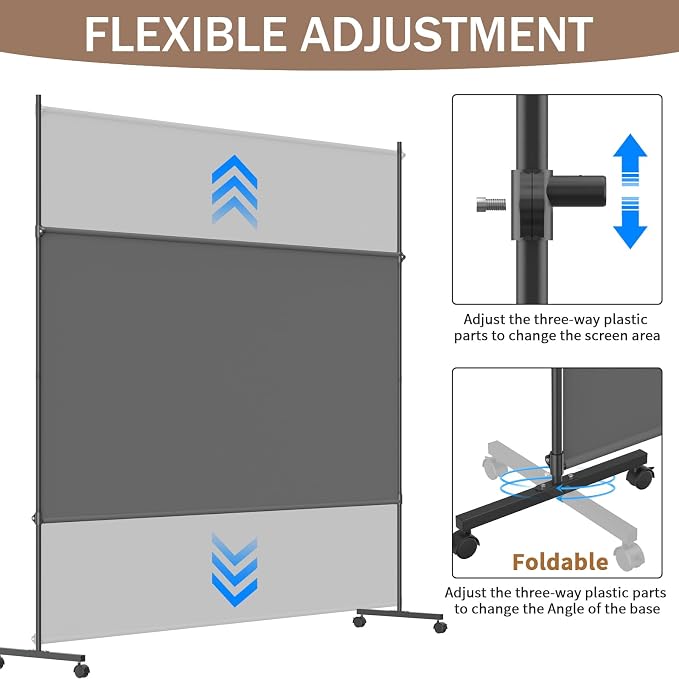 Single Panel Room Divider/Privacy Screen - Image 3