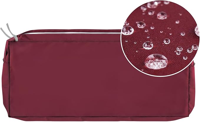 NettyPro Patio Bench Swing Cushion Cover, Outdoor Furniture Cushion Covers by NettyPro