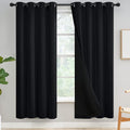 Blackout Curtains 72 inch Length, Thermal Insulated & Energy Efficiency Window by Yakamok