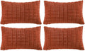 Fancy Homi 4 Packs Boho Burnt Orange Fall Decorative Throw Pillow Covers 16x24 by Fancy+Homi