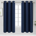 Diraysid Navy Blue Grommet Blackout Curtains by Diraysid%2C+refresh+your+life