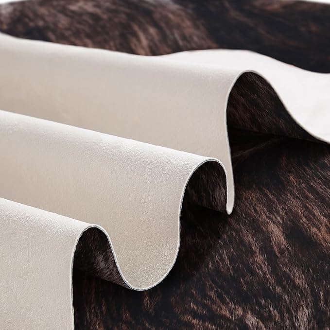 Faux Cowhide Rug: Premium Animal Skin Rug - Image 5
