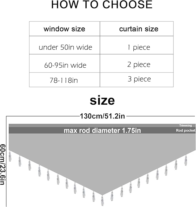 Molaxhome Swag Curtain 51 inch Length Rod Pocket Scalloped Curtain Valance - Image 4