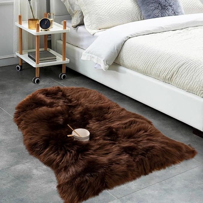Carvapet Luxury Soft Faux Sheepskin Area Rug - Image 5