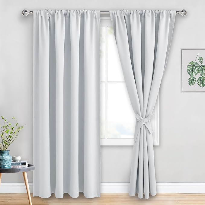 JIUZHEN Curtains for Bedroom by JIUZHEN