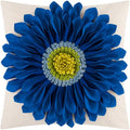 OiseauVoler Decorative Throw Pillow Case 3D Sunflowers Cushion Cover Handmade by OiseauVoler