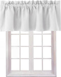 Hiasan Valance Curtains for Kitchen Rod Pocket Room Darkening Window Curtain by Hiasan