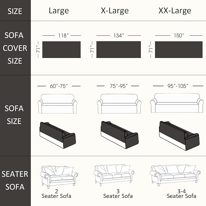 VClife Boho Couch Cover Chenille Sofa Cover - Image 8