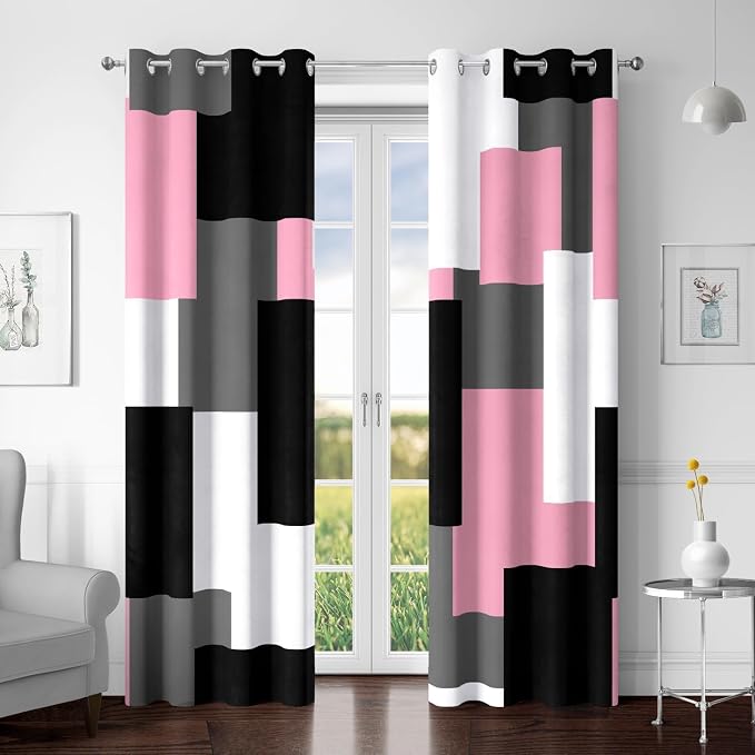 Tyrot Pink 100% Blackout Curtains by TyrotHomeDecor