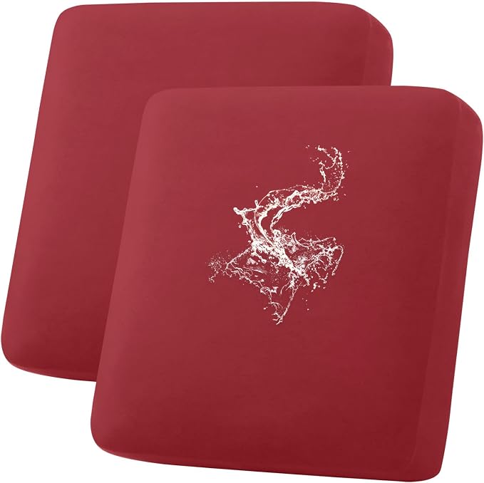 hyha Waterproof Couch Cushion Covers, Stretch Sofa Couch Seat Slipcover by hyha