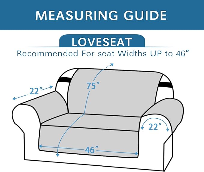 H.VERSAILTEX Reversible Loveseat Couch Covers - Image 2