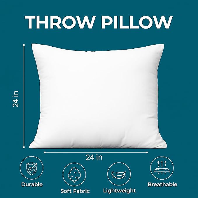 LANE LINEN 24x24 Pillow Inserts - Image 4