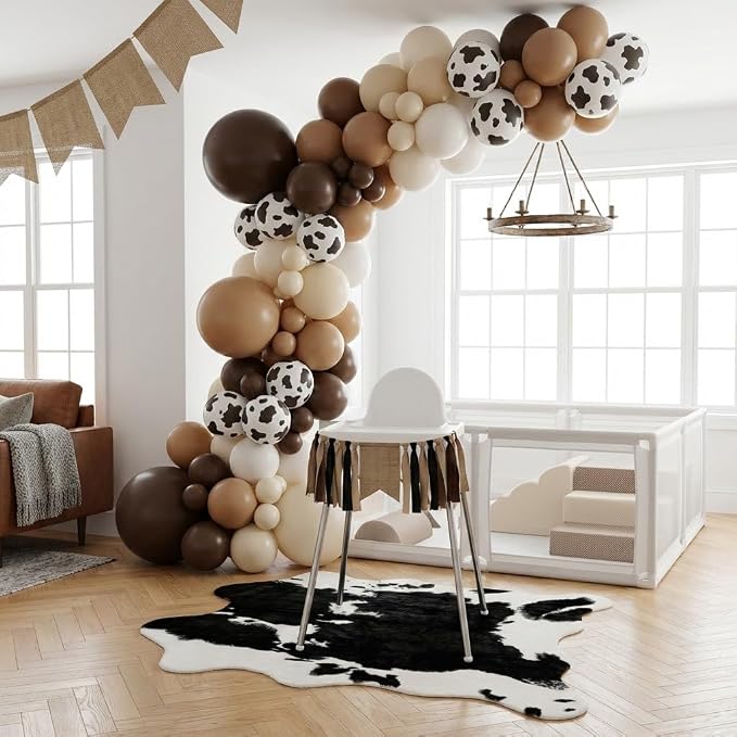 MustMat Cute Cow Print Rug Black and White Faux Cowhide Rugs Animal Printed - Image 6